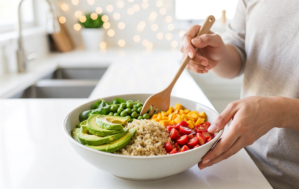 Gesunde Mahlzeitenzubereitung