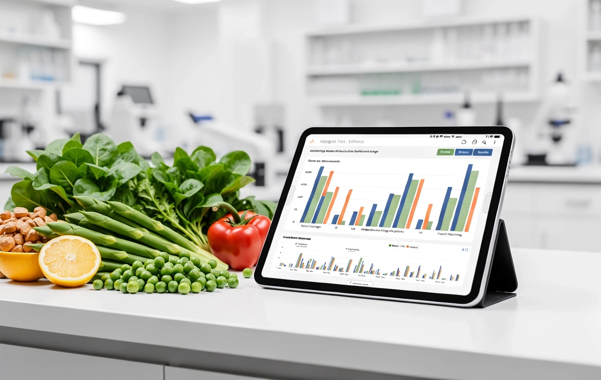 Wissenschaftliche Analyse von Lebensmitteln